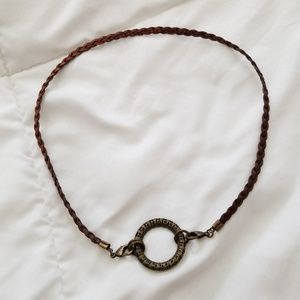 Leather choker
